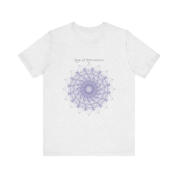 Law of Attraction Tee, Spiritual T-Shirt for Manifestation, Unisex Short Sleeve Top, Inspirational Gift, Positive Vibes Wear - Image 10