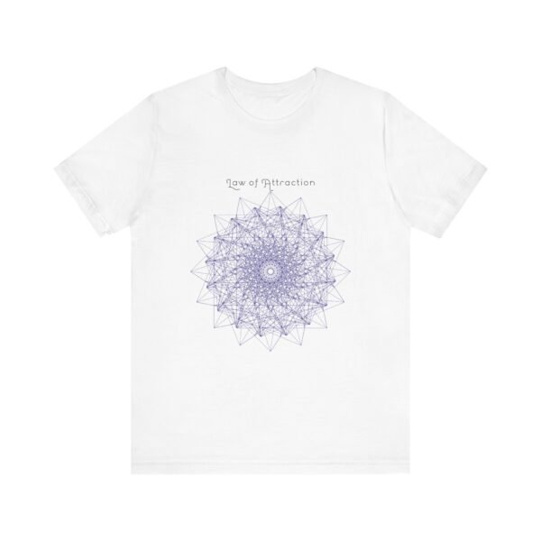Law of Attraction Tee, Spiritual T-Shirt for Manifestation, Unisex Short Sleeve Top, Inspirational Gift, Positive Vibes Wear - Image 6
