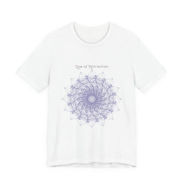 Law of Attraction Tee, Spiritual T-Shirt for Manifestation, Unisex Short Sleeve Top, Inspirational Gift, Positive Vibes Wear - Image 8